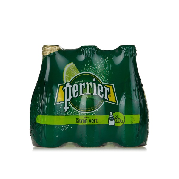 Perrier Mineral Water Lime 200ml x 6