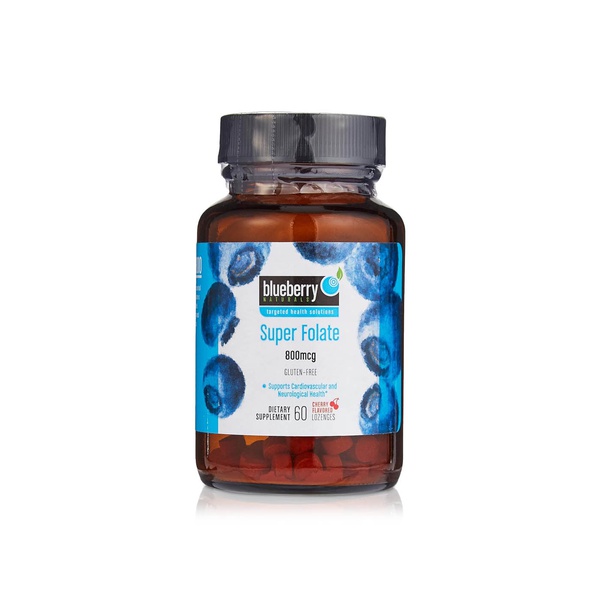 Blueberry Naturals Folate 800mcg Lozenges x 60