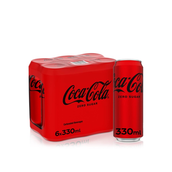 Coca Cola Zero Can 330ml x 6