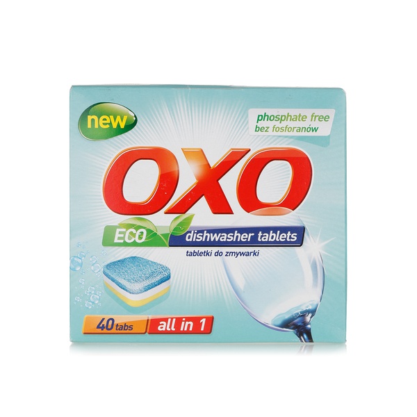 Buy Oxo eco all in one dishwasher tablets x40 in UAE