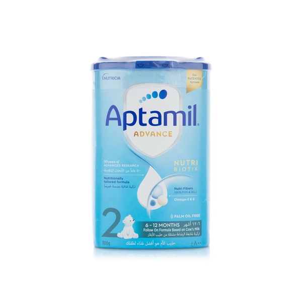 Buy Aptamil advance 2 nutri biotik infant milk formula 6-12 months 800g in UAE