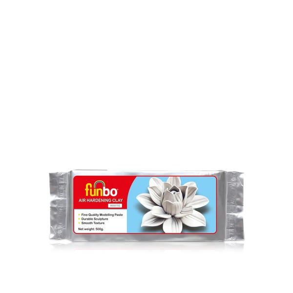 Funbo White Air Hardening Clay 500g