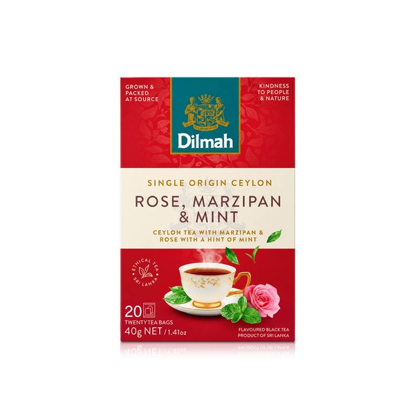Dilmah Rose, Marzipan & Mint Tea Bags x 20
