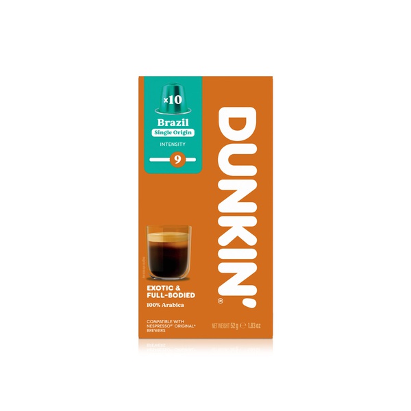 Dunkin Brazil Coffee Capsules x 10