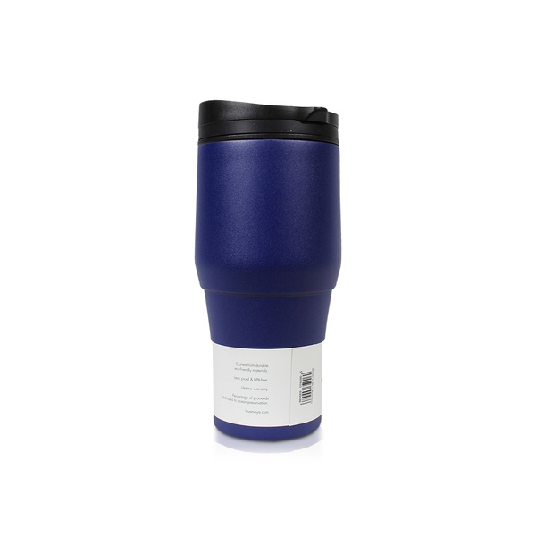 Moya High Tide Travel Coffee Mug Black/navy 380ml