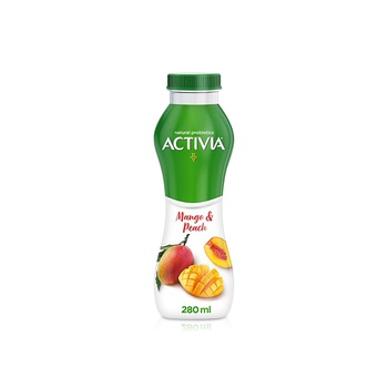 Activia Mango and Peach Yoghurt Drink 280ml
