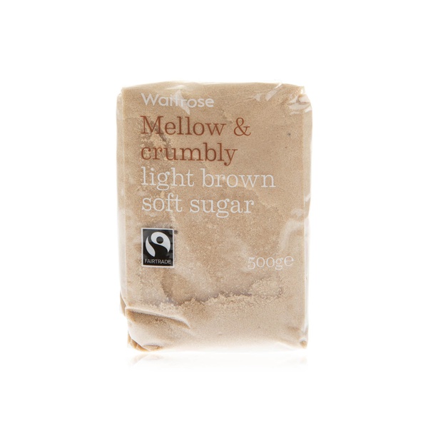 Buy Waitrose Light Brown Soft Sugar 500g in UAE