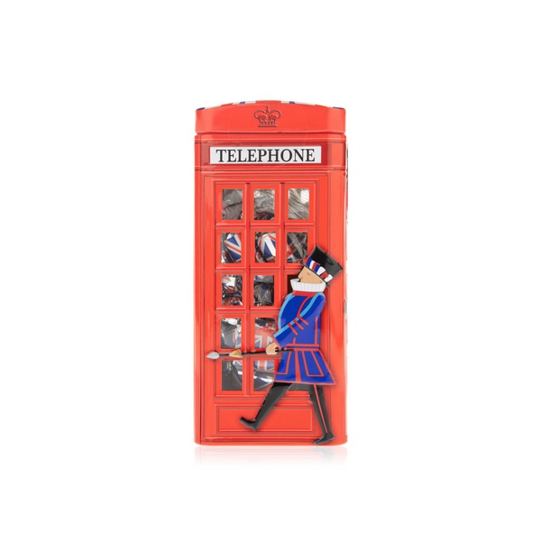Silver Crane London Phone Box Souvenir Tin Vanilla Fudge 200g