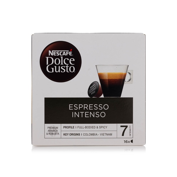 Nescafe Dolce Gusto Espresso Intenso Coffee Pods 16 Capsules 112g