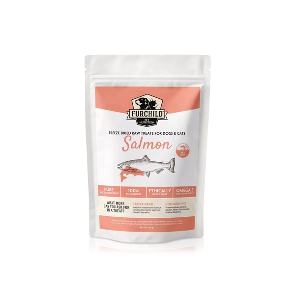 Furchild Wild Caught Salmon Treats for Dogs & Cats 50g