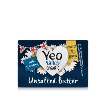 Yeo Valley Organic Unsalted Butter 200g