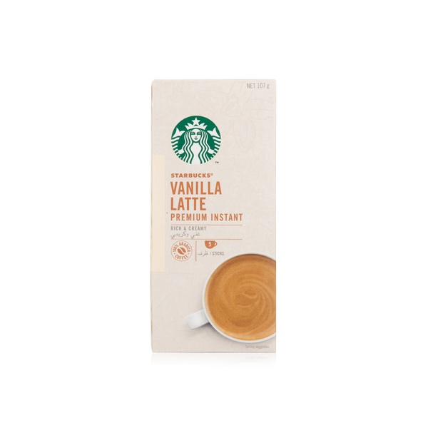 Starbucks vanilla latte instant 107.5g 5 sachets