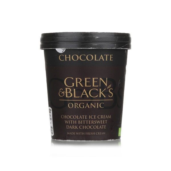 Buy Green & Blacks organic chocolate ice cream 500ml in UAE