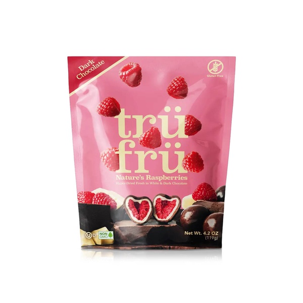 Tru Fru Raspberries in White and Dark Chocolate 119g