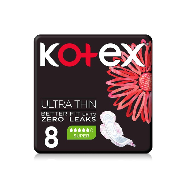 Kotex Ula Thin Super Pads with Wings 8s