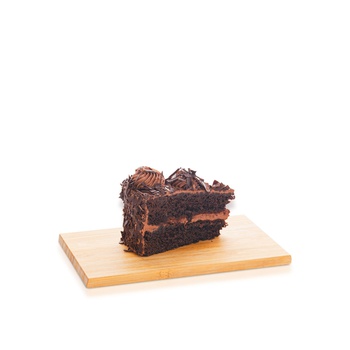 Spinneysfood chocolate brownie cake slice