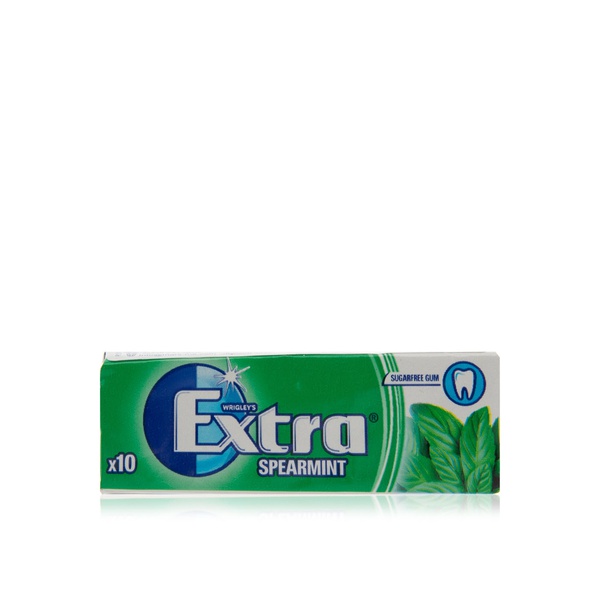 Buy Wrigleys Extra sugar free spearmint chewing gum 14g in UAE