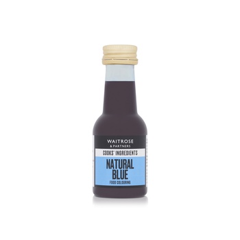 Waitrose Natural Blue Food Colouring 38ml
