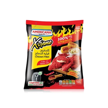 Americana Xtreme Frozen Flamin' Chilli Chicken Fillets 700g