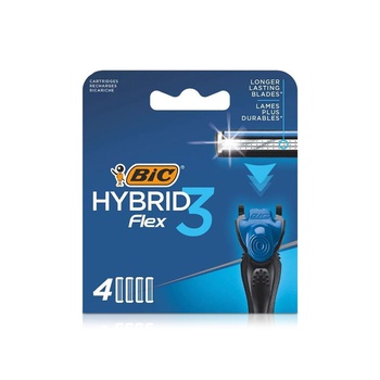 Bic Flex 3 Hybrid Razor Catridges x 4