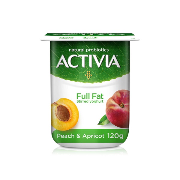 Activia Peach and Apricot Yoghurt Full Fat 120g