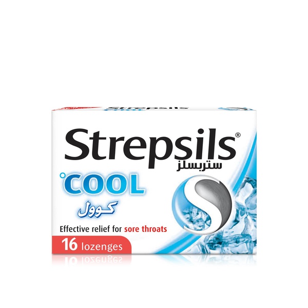Strepsils Cool Soothing Effective Relief for Sore Throats Lozenges x 16