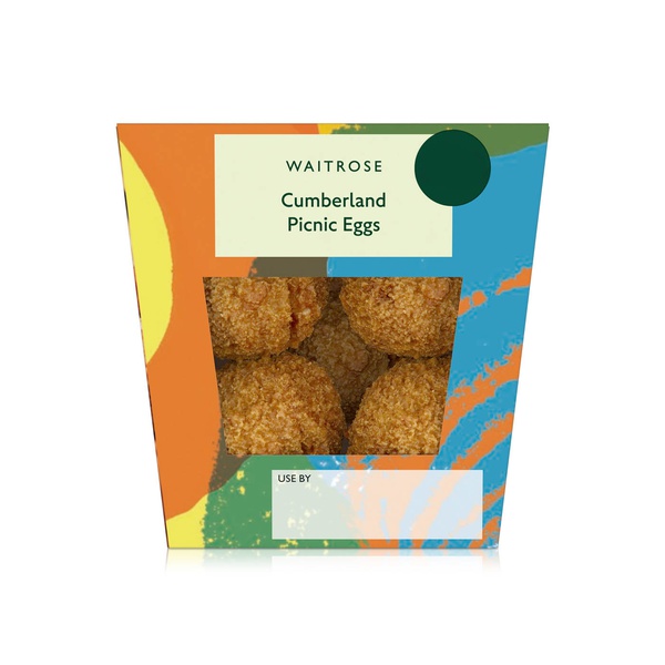 Waitrose Pork Cumberland Picnic Eggs in Savoury Golden Breadcrumbs 200g
