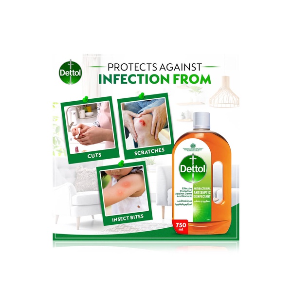 Dettol Antiseptic Antibacterial Disinfectant Liquid 750ml