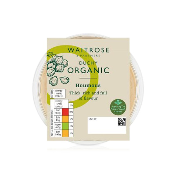 Waitrose Duchy Organic Houmous 200g