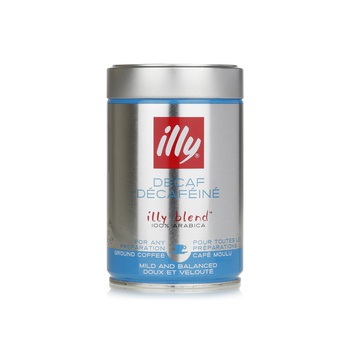 Illy Espresso Decaffeinated Ground Coffee 250g