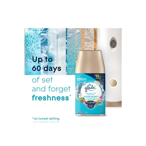 Glade Oceans Escape Auto Machine 3 in 1