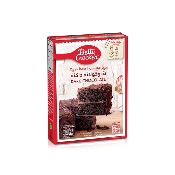 Betty Crocker Super Moist Dark Chocolate Cake Mix 510g