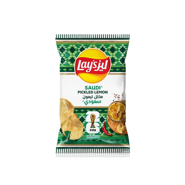 Lays FIFA World Cup Edition Saudi Pickled Lemon Potato Chips 155g