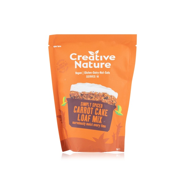 Buy Creative Nature carrot cake loaf mix 300g in UAE