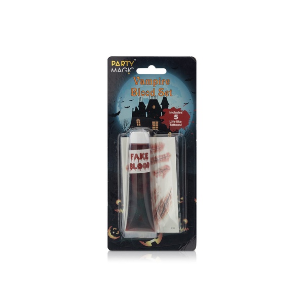 Party Magic Halloween Vampire Blood and Tattoo Set