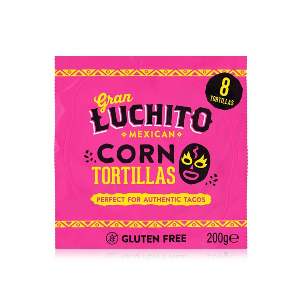 Gran Luchito 8 Mexican Corn Tortillas 200g