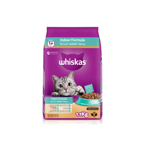 Whiskas Indoor Cat Food 1.1kg