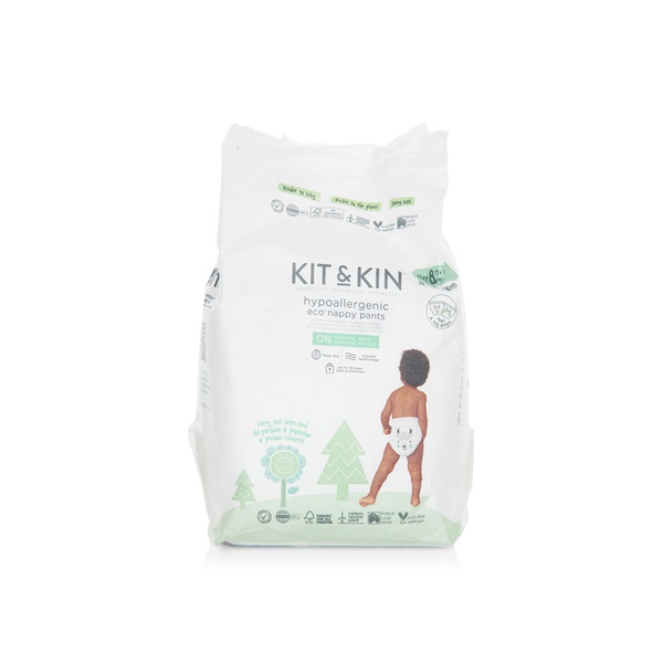 Kit & Kin hypoallergenic eco pull up nappy pants size 8 14 pack