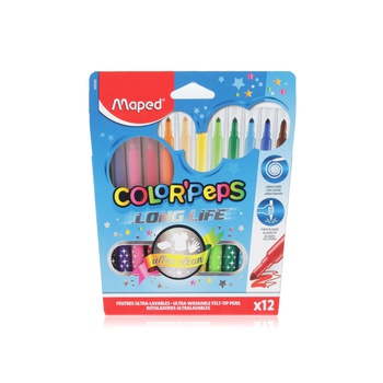 Maped Colour Peps Felt Tip Pens x 12 Pack