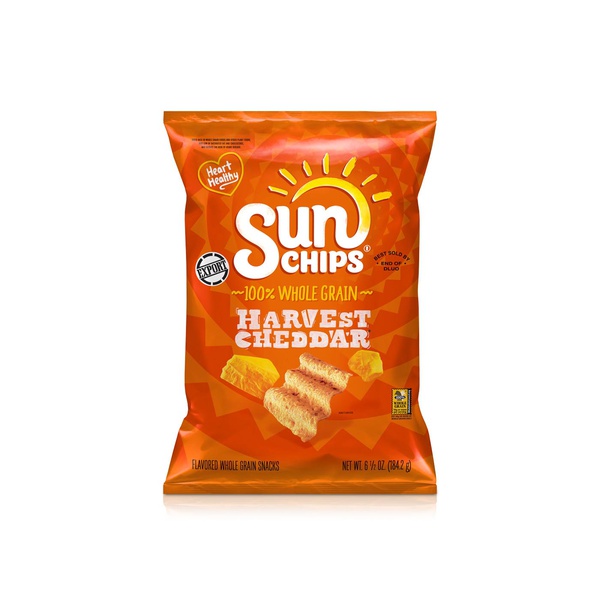 Sun Chips Harvest Cheddar Wholegrain Snacks 184.2g