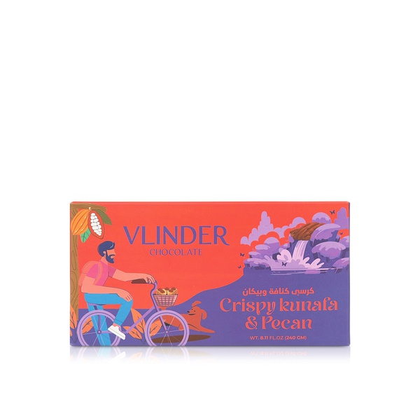 Vlinder Chocolate Crispy Kunafa Pecan 240g