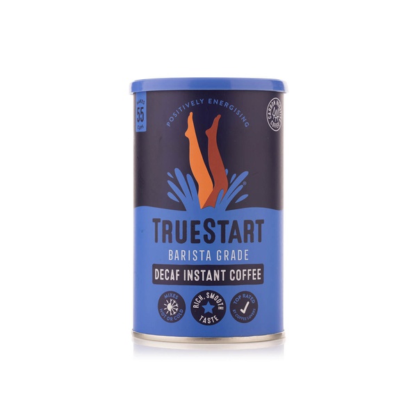 Buy Truestart barista grade decaf instant coffee 100g in UAE