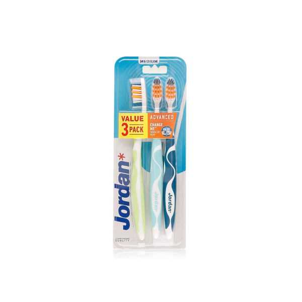 اشتري Jordan advanced toothbrush medium x3 في الامارات