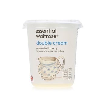 Waitrose Essential Double Cream 300ml