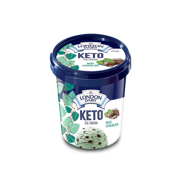 London Dairy Keto Ice Cream Mint Chocolate 473Ml
