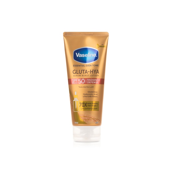 Vaseline Lotion Gluta-Hya Spf50 Radiance Defense Sunscreen 180ml