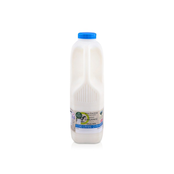 Waitrose Organic Full Cream Milk 1.1L