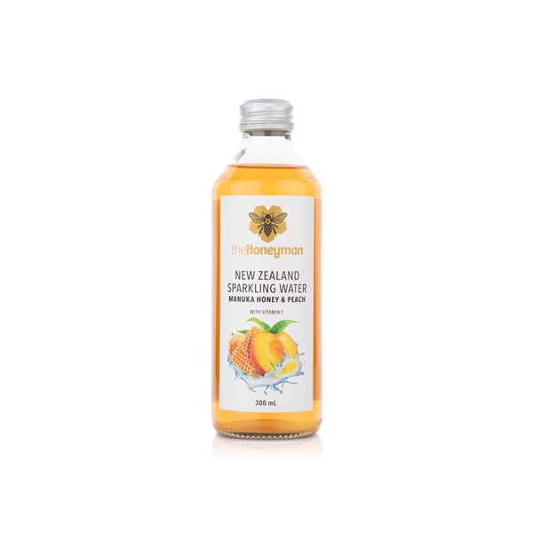 The Honeyman Manuka Honey and Peach Sparkling Water 300ml