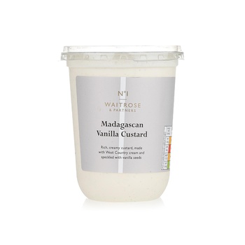 Waitrose Madagascan Vanilla Custard 500g