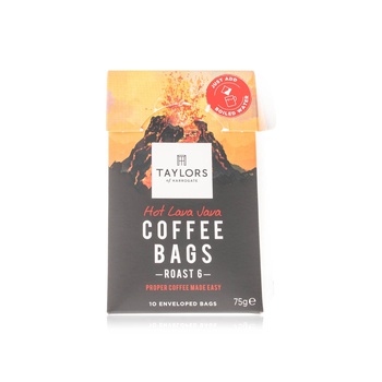 Taylors of Harrogate Hot Lava Java Coffee Bags 75g
